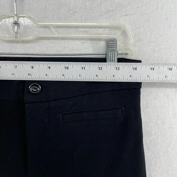 NYDJ Jeans Women's Sz 4 Black Ponte Stretch Leggings Skinny Slim Straight Pants - Picture 3 of 11